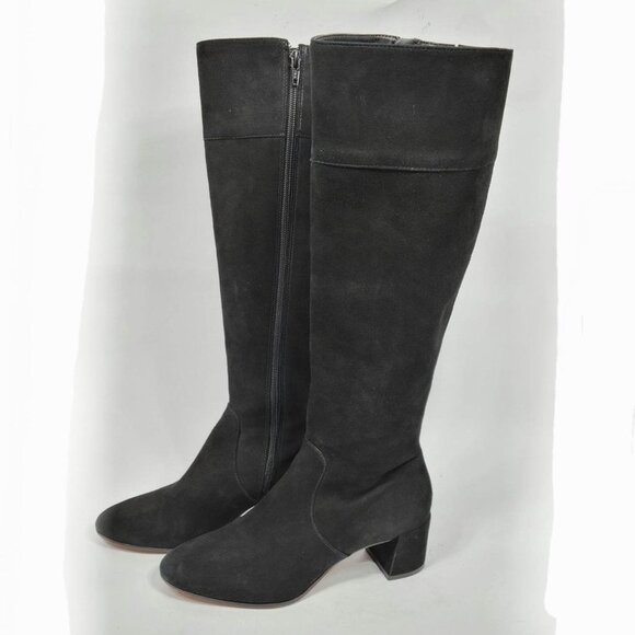 ANTONIO MELANI Black Heeled Boots - Picture 1 of 12